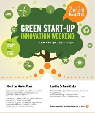 The Green Start-Up Innovation Weekend