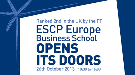 ESCP Business School: Open Doors Event on 26th October